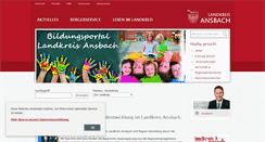 Desktop Screenshot of landkreis-ansbach.de